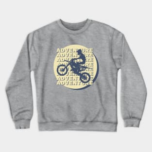 motocross vintage biker Crewneck Sweatshirt